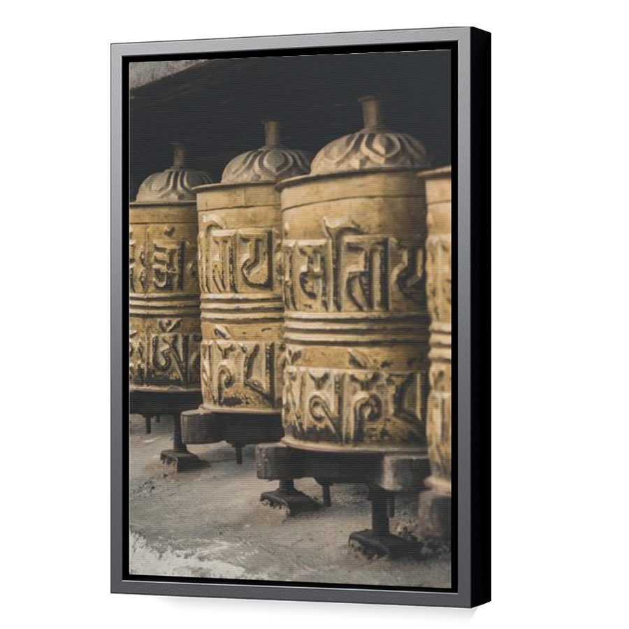 Thumbnail for Canvas - Black Floating Frame