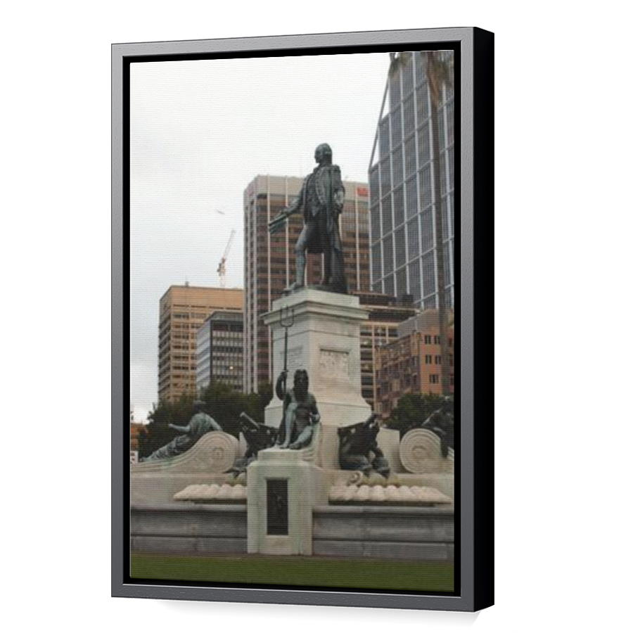 Thumbnail for Canvas - Black Floating Frame