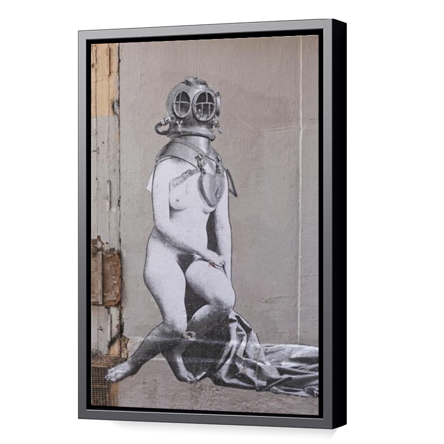 Thumbnail for Canvas - Black Floating Frame
