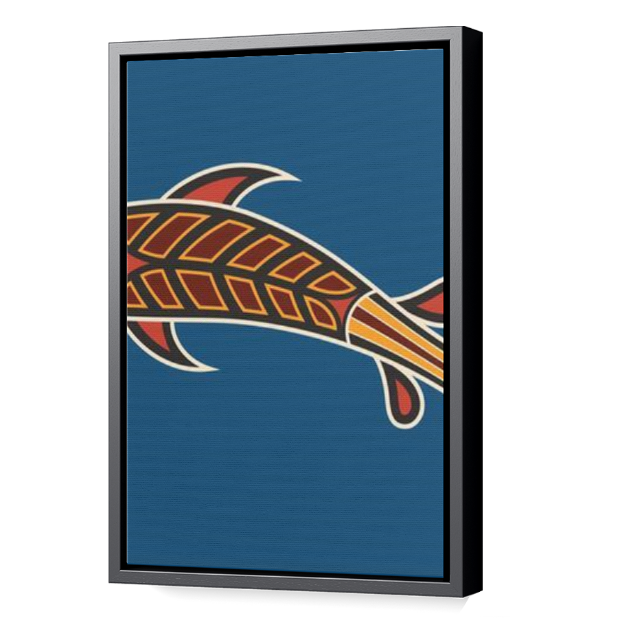 Thumbnail for Canvas - Black Floating Frame