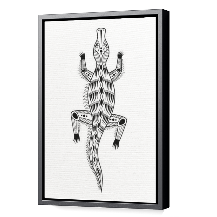 Thumbnail for Canvas - Black Floating Frame