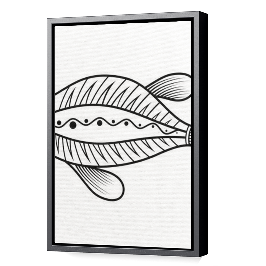 Thumbnail for Canvas - Black Floating Frame