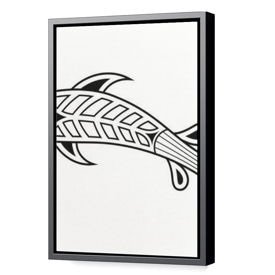 Thumbnail for Canvas - Black Floating Frame