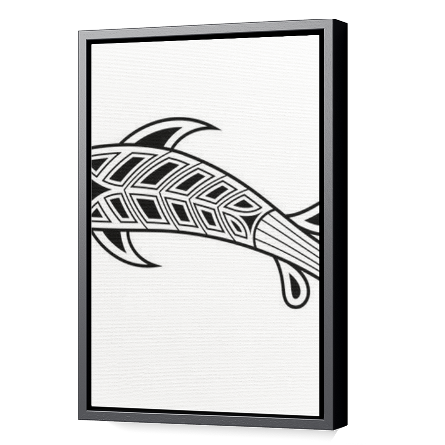 Thumbnail for Canvas - Black Floating Frame