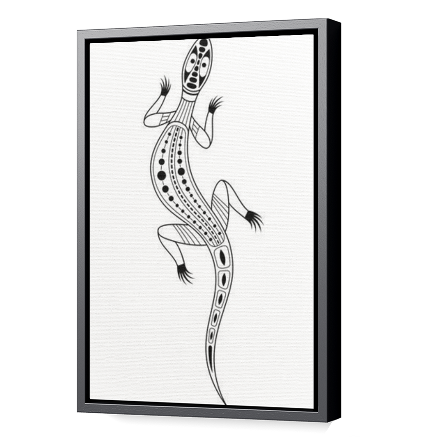 Thumbnail for Canvas - Black Floating Frame