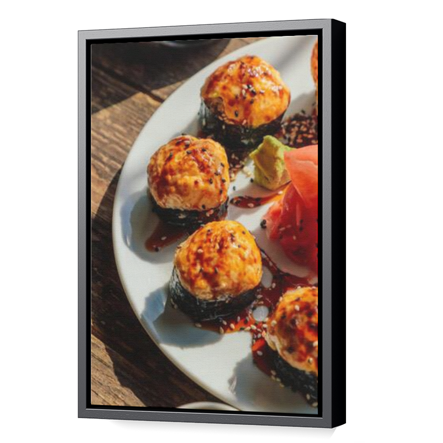 Thumbnail for Canvas - Black Floating Frame