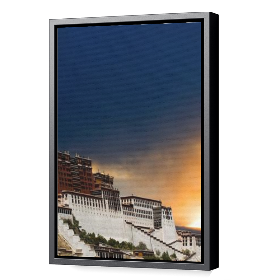 Thumbnail for Canvas - Black Floating Frame