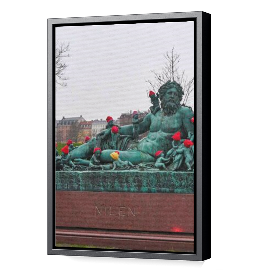 Thumbnail for Canvas - Black Floating Frame
