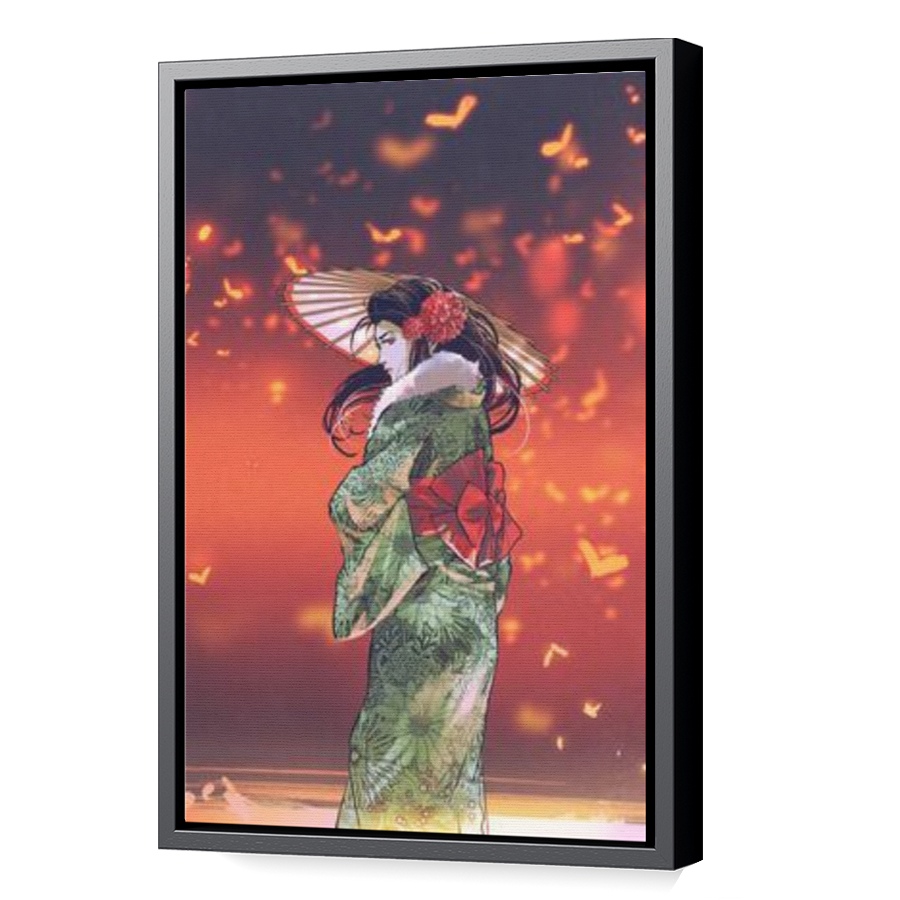 Thumbnail for Canvas - Black Floating Frame