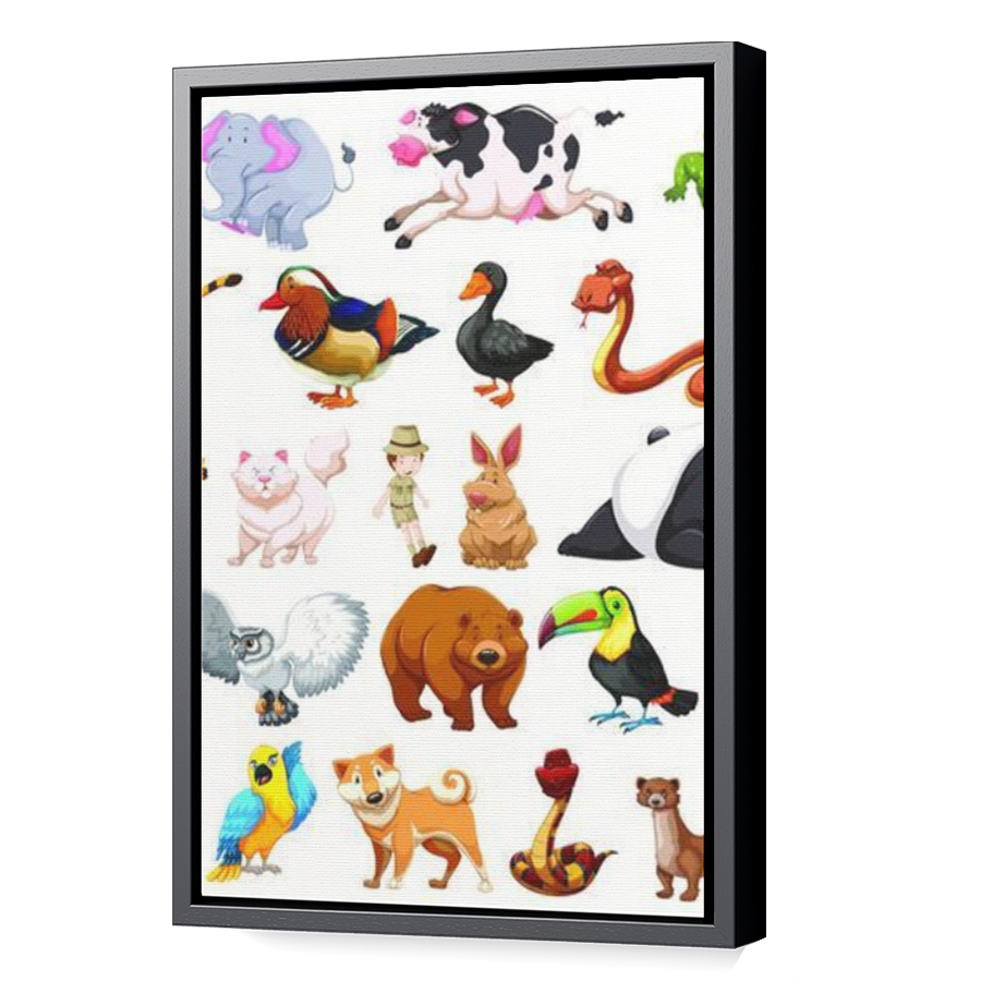 Thumbnail for Canvas - Black Floating Frame