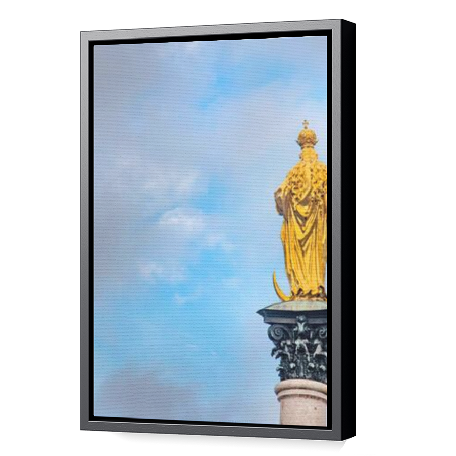 Thumbnail for Canvas - Black Floating Frame