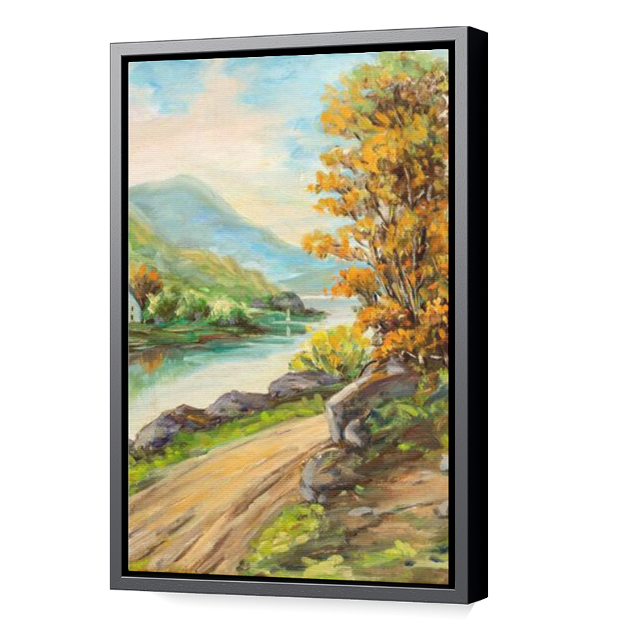 Thumbnail for Canvas - Black Floating Frame