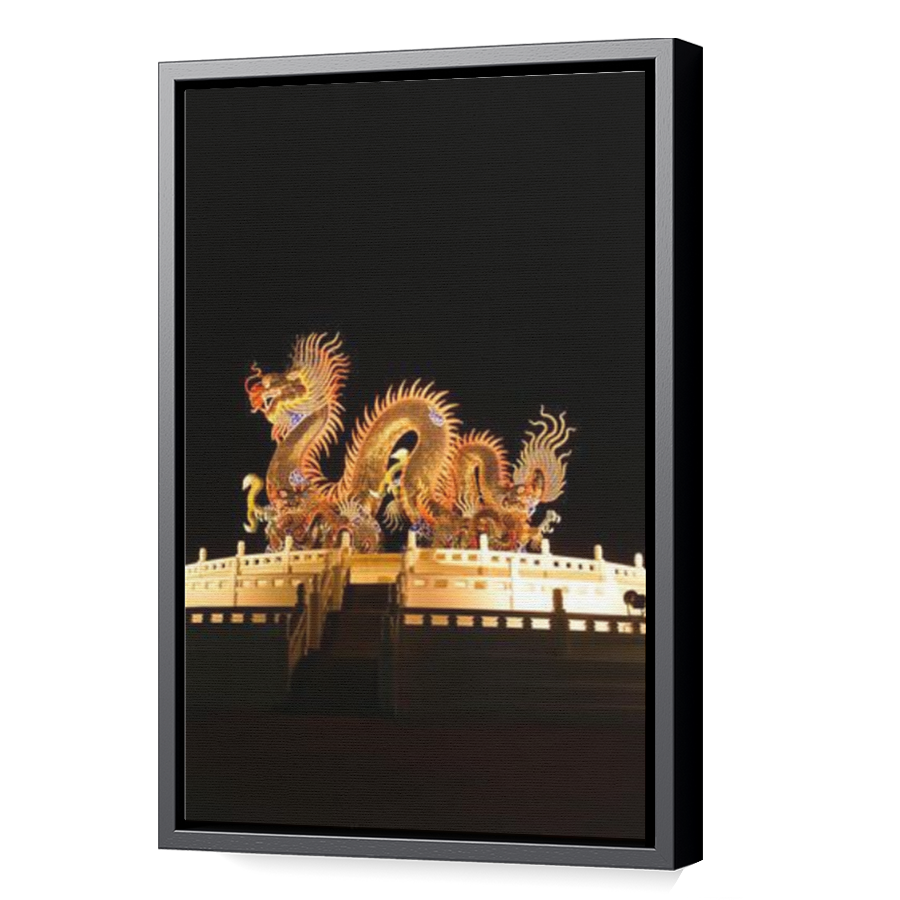 Thumbnail for Canvas - Black Floating Frame