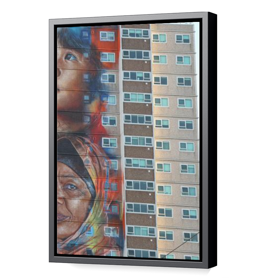 Thumbnail for Canvas - Black Floating Frame