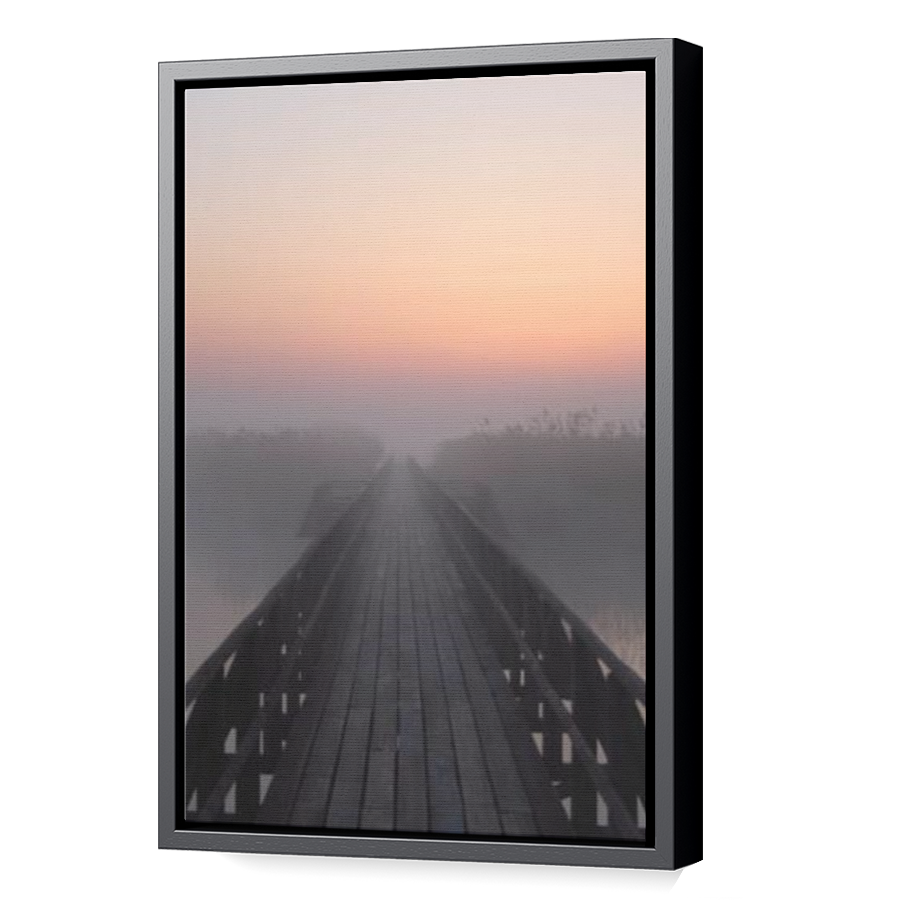 Thumbnail for Canvas - Black Floating Frame
