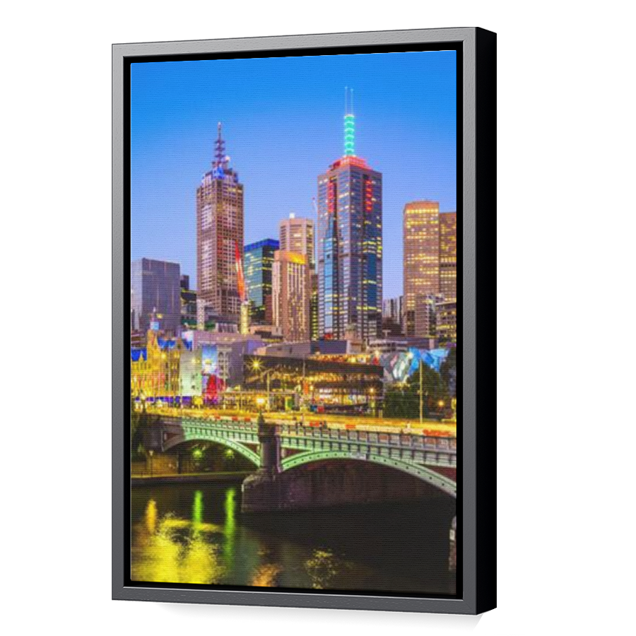 Thumbnail for Canvas - Black Floating Frame