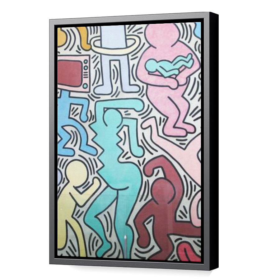 Thumbnail for Canvas - Black Floating Frame
