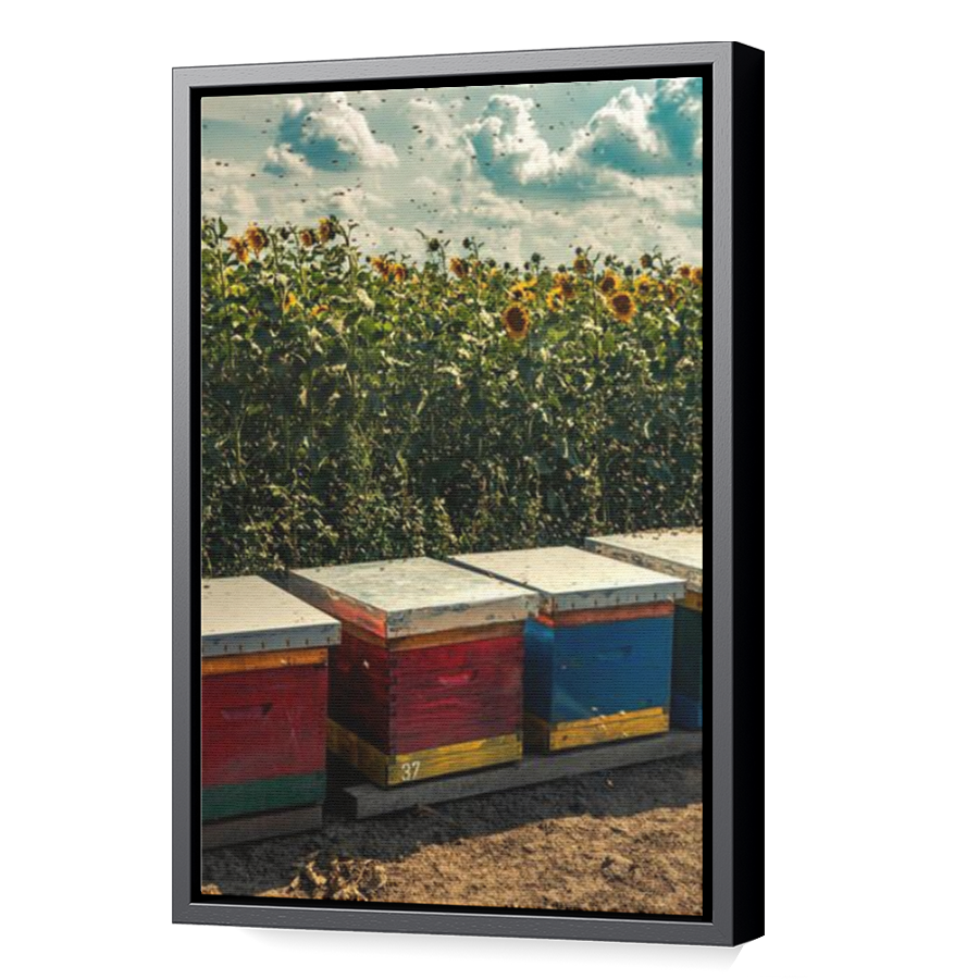 Thumbnail for Canvas - Black Floating Frame