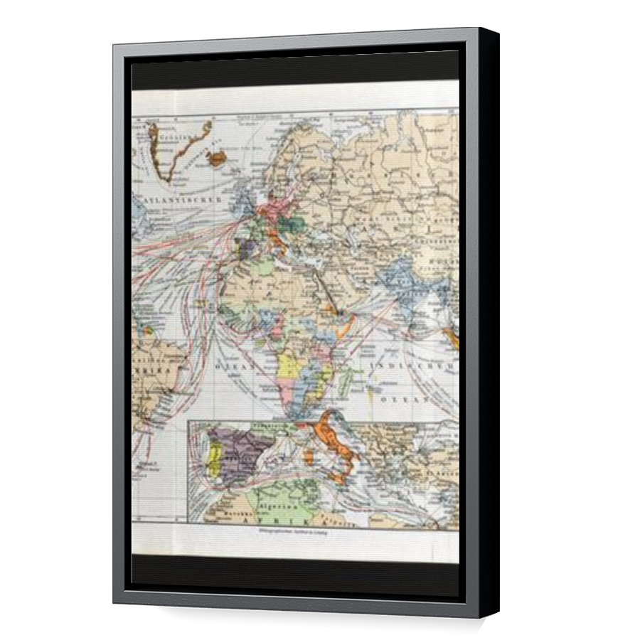 Thumbnail for Canvas - Black Floating Frame
