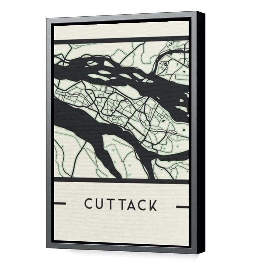 Thumbnail for Canvas - Black Floating Frame