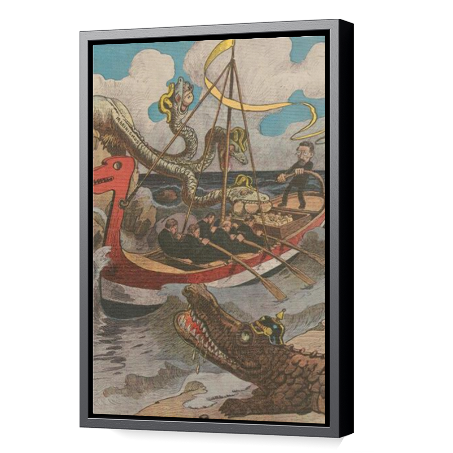 Thumbnail for Canvas - Black Floating Frame