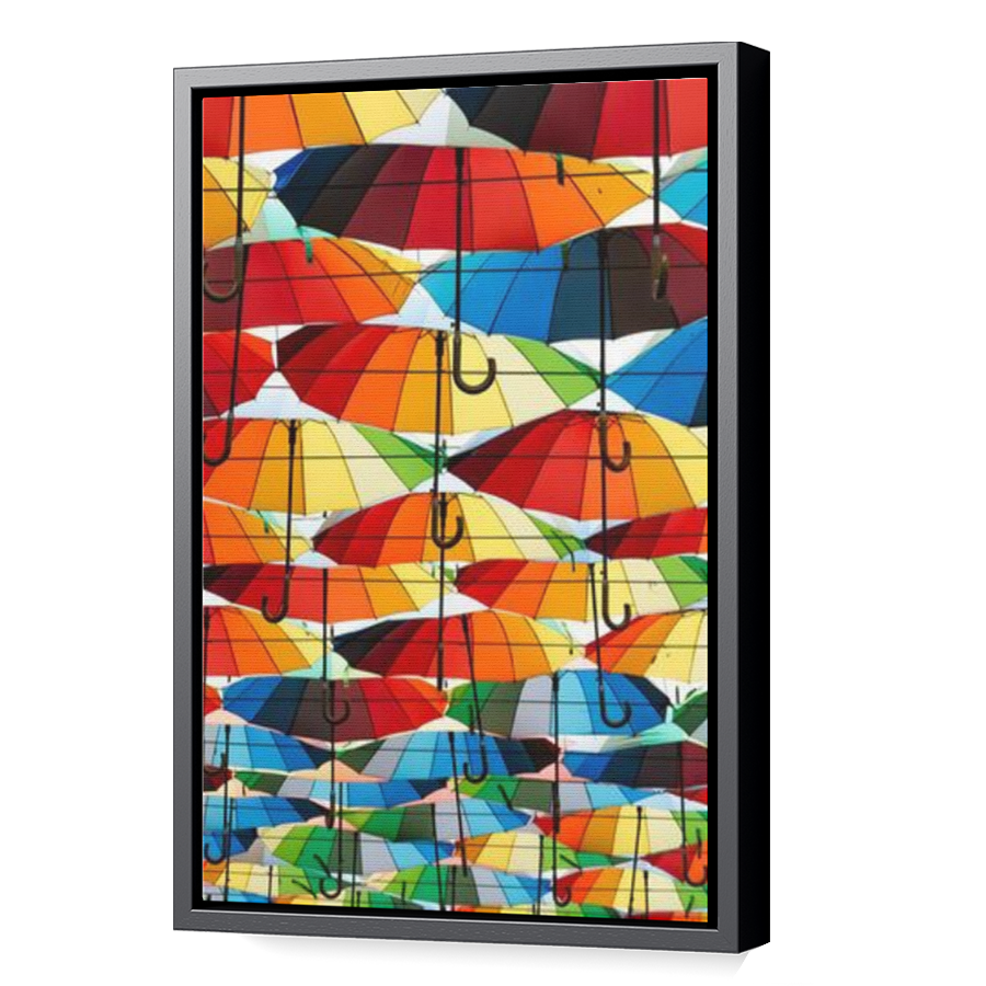 Thumbnail for Canvas - Black Floating Frame
