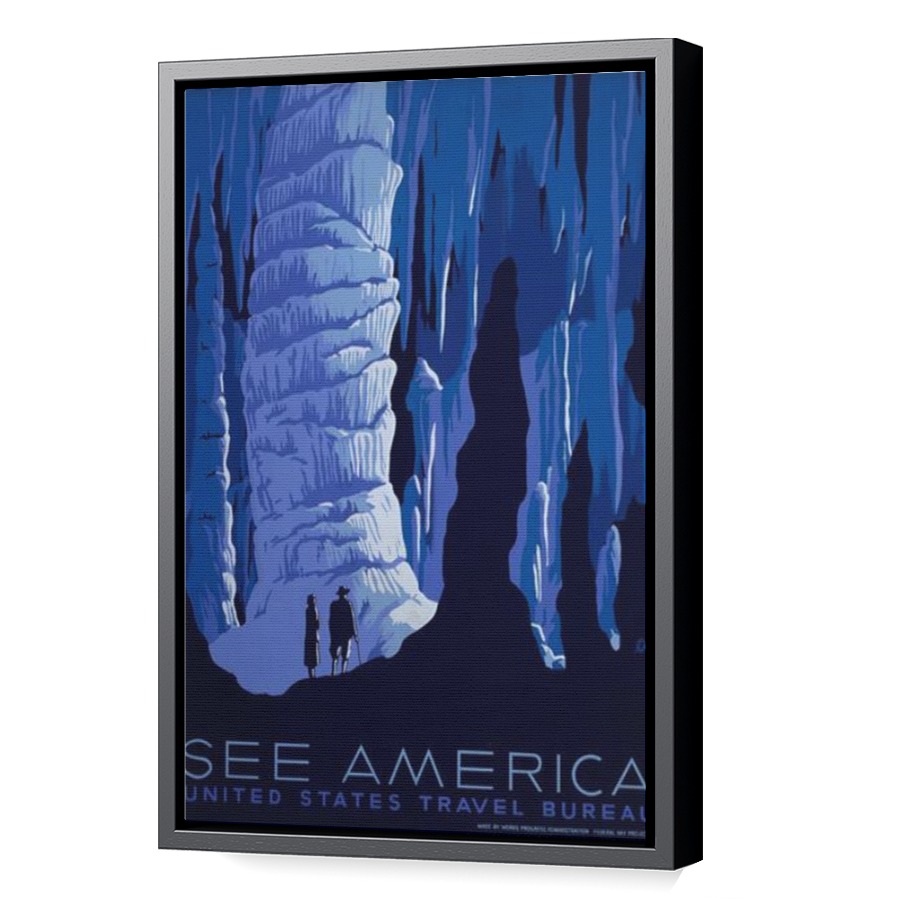 Thumbnail for Canvas - Black Floating Frame