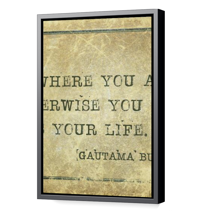 Thumbnail for Canvas - Black Floating Frame