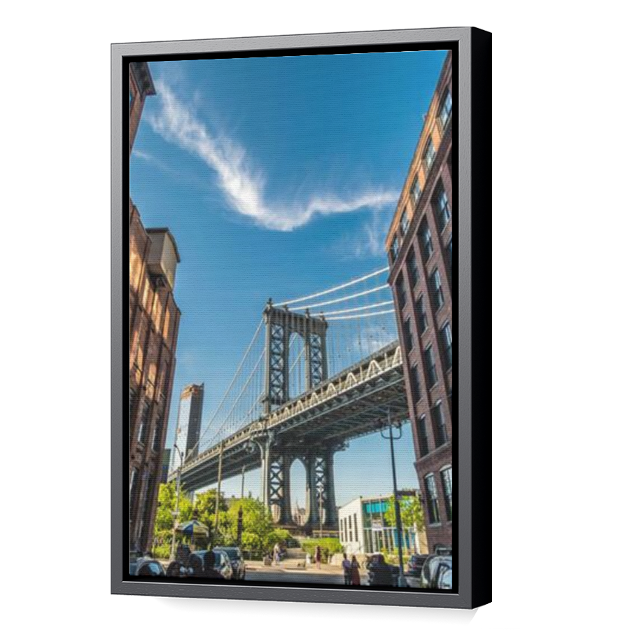 Thumbnail for Canvas - Black Floating Frame