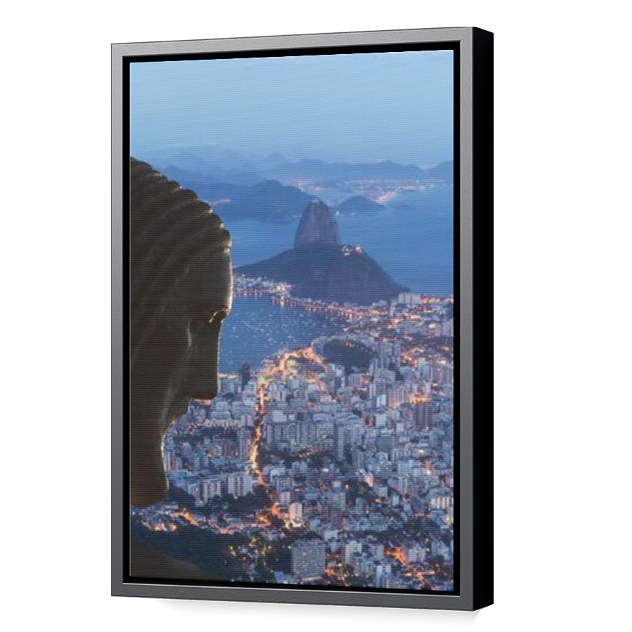 Thumbnail for Canvas - Black Floating Frame