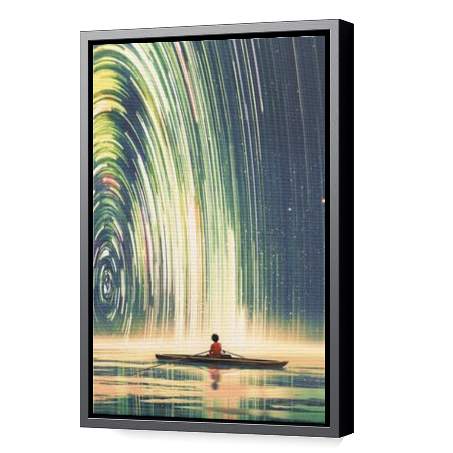Thumbnail for Canvas - Black Floating Frame