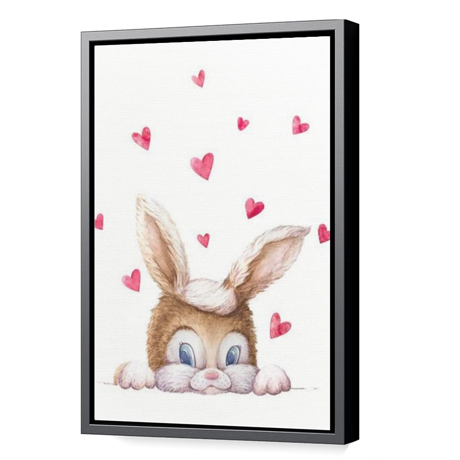 Thumbnail for Canvas - Black Floating Frame