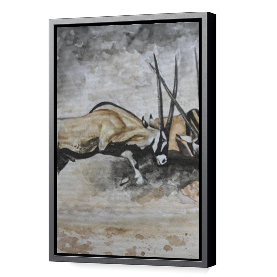 Thumbnail for Canvas - Black Floating Frame