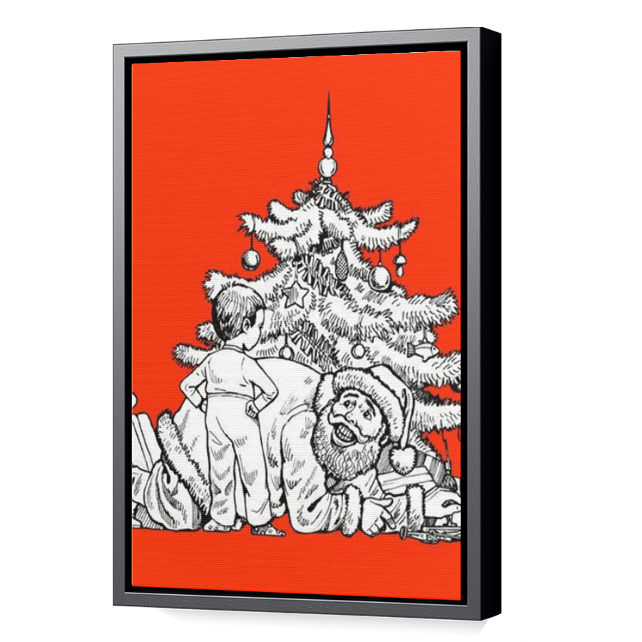 Thumbnail for Canvas - Black Floating Frame