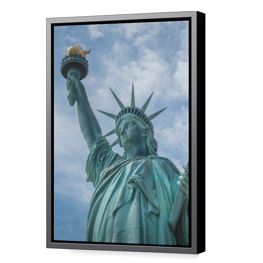 Thumbnail for Canvas - Black Floating Frame