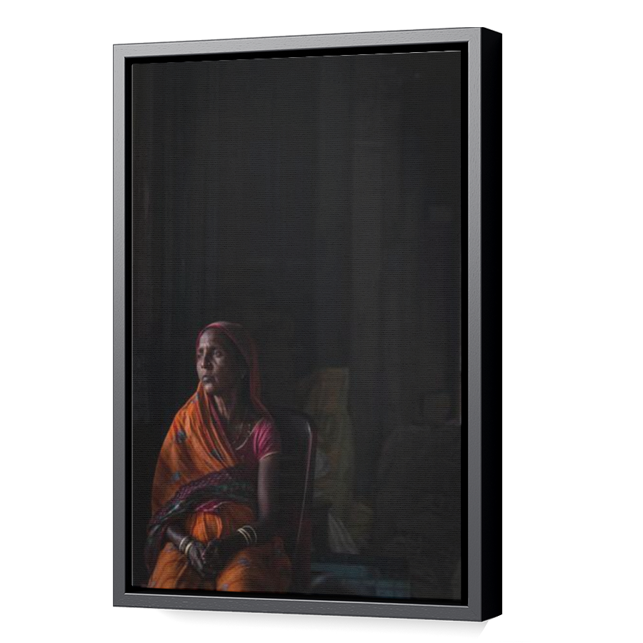 Thumbnail for Canvas - Black Floating Frame