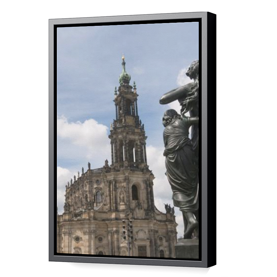 Thumbnail for Canvas - Black Floating Frame