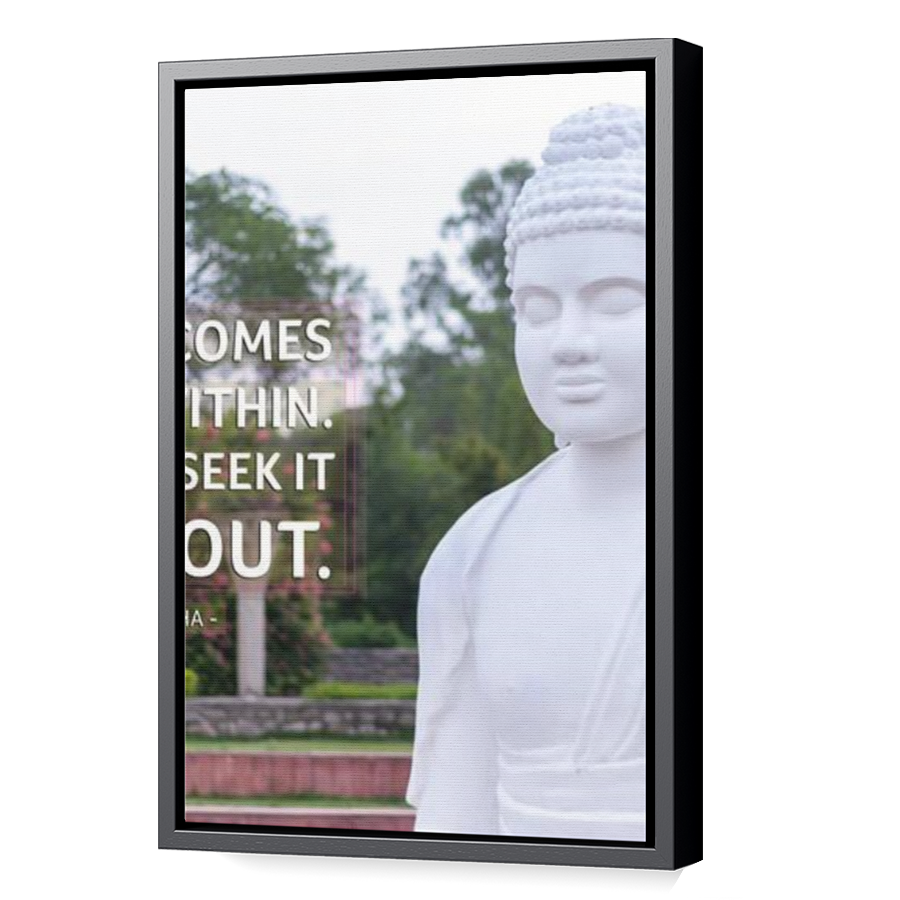 Thumbnail for Canvas - Black Floating Frame