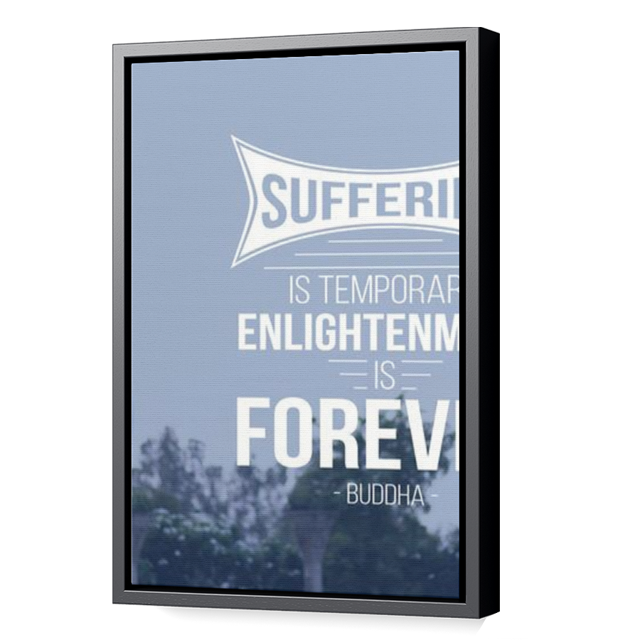 Thumbnail for Canvas - Black Floating Frame