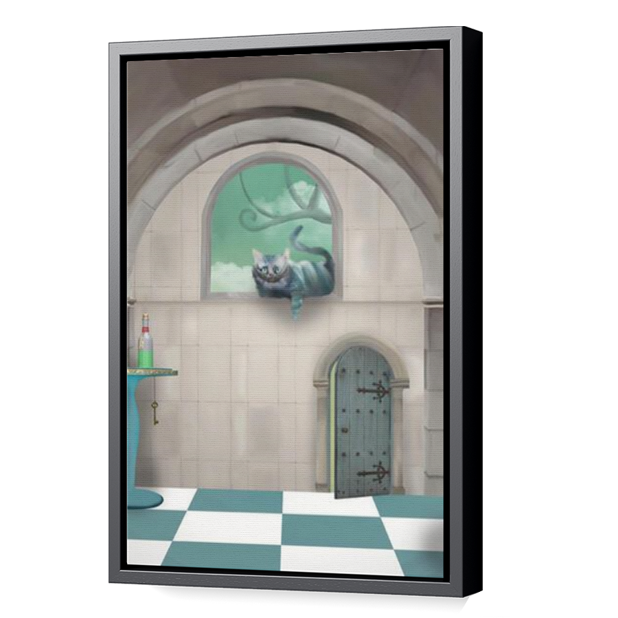 Thumbnail for Canvas - Black Floating Frame