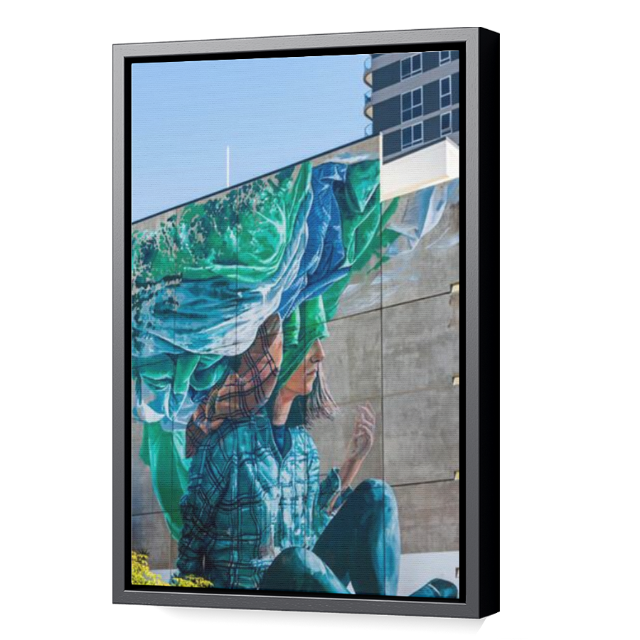 Thumbnail for Canvas - Black Floating Frame