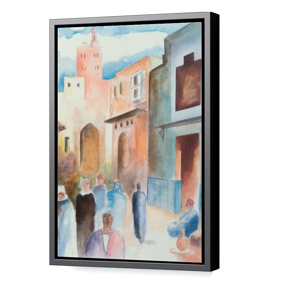 Thumbnail for Canvas - Black Floating Frame