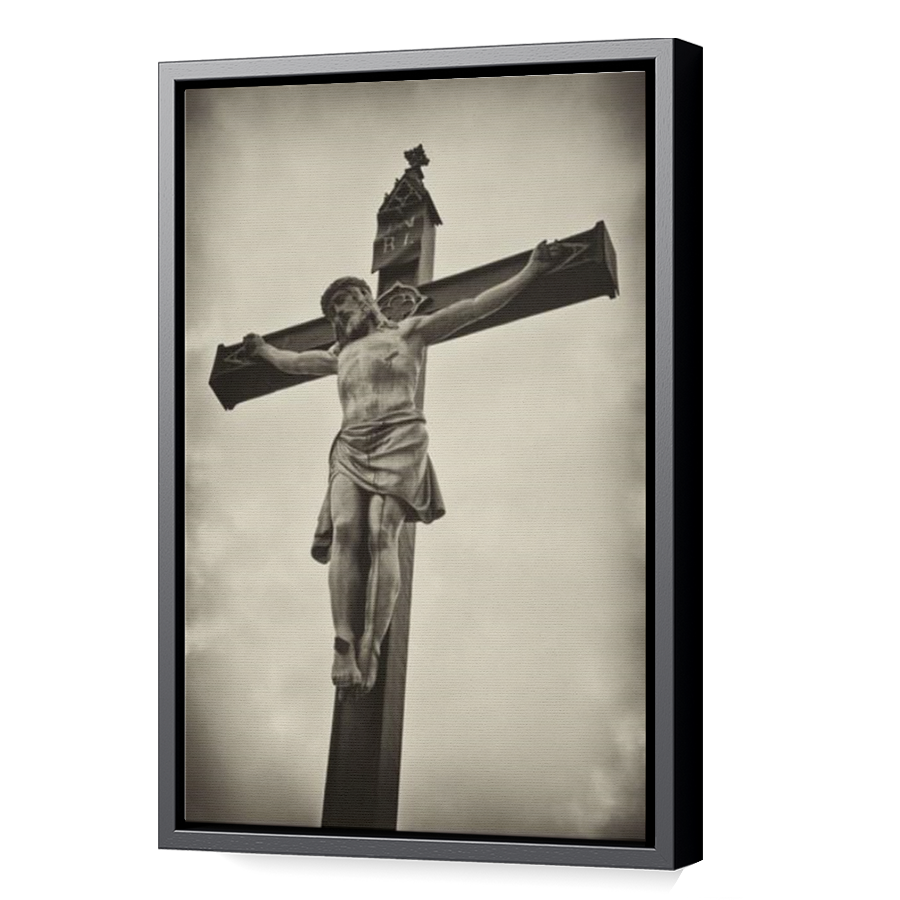 Thumbnail for Canvas - Black Floating Frame