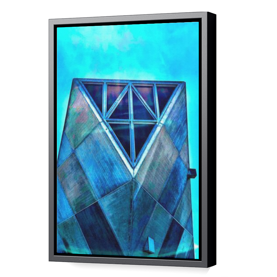 Thumbnail for Canvas - Black Floating Frame