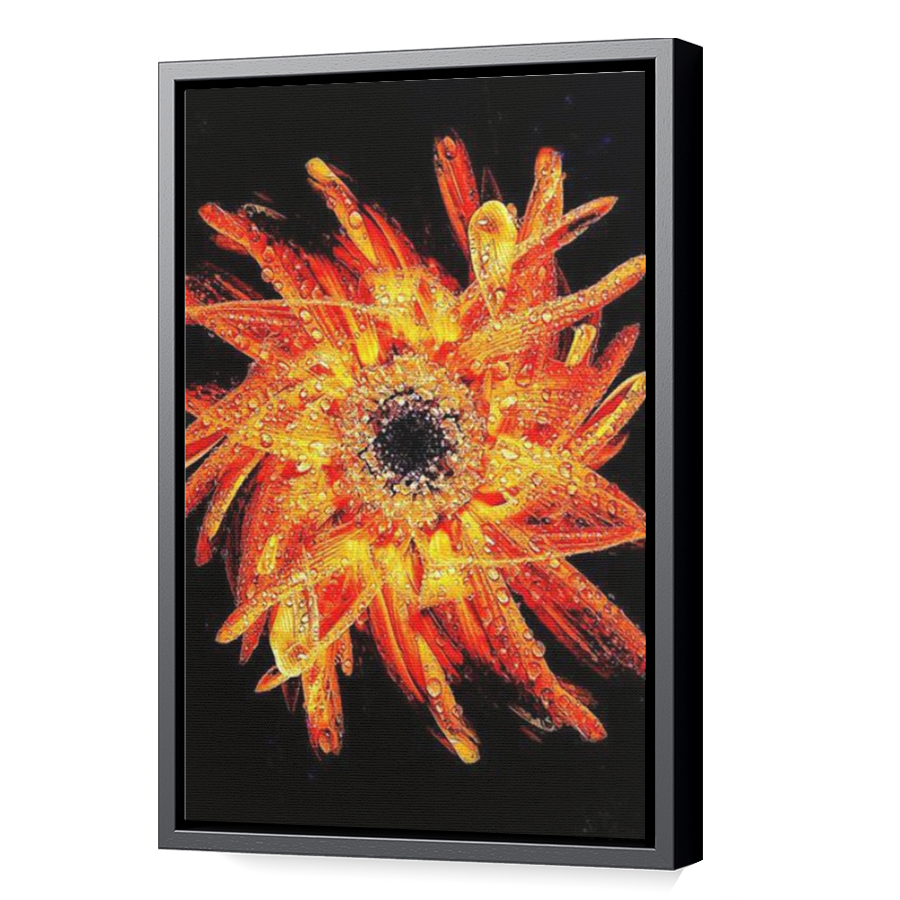 Thumbnail for Canvas - Black Floating Frame
