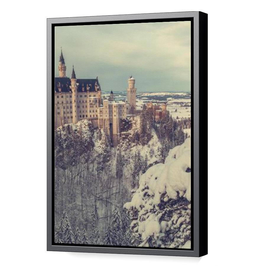 Thumbnail for Canvas - Black Floating Frame