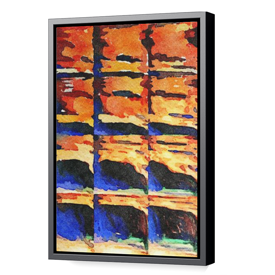 Thumbnail for Canvas - Black Floating Frame