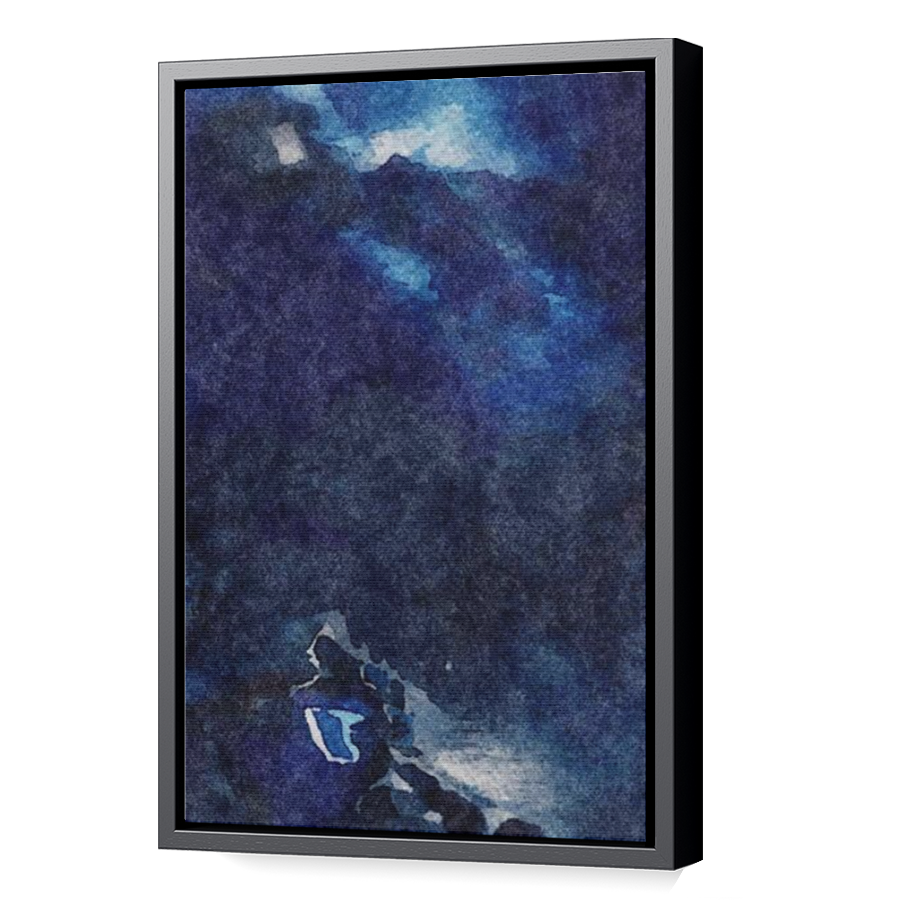 Thumbnail for Canvas - Black Floating Frame