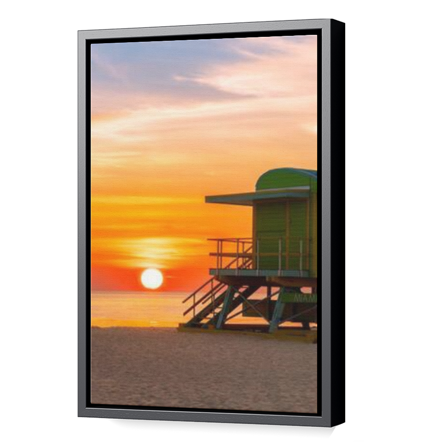 Thumbnail for Canvas - Black Floating Frame