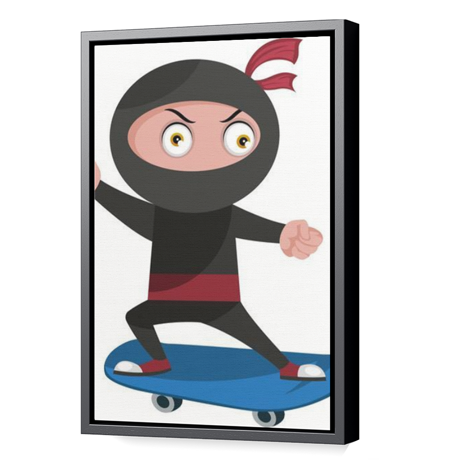 Thumbnail for Canvas - Black Floating Frame